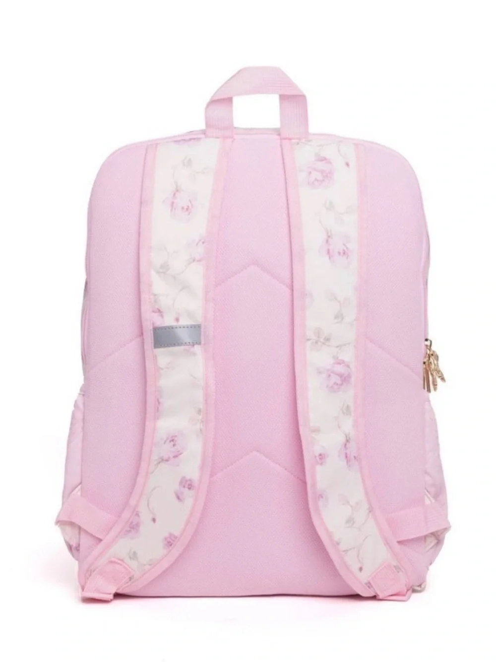 Loveshackfancy x target yoobi ribbon Rosa Pink Floral Quilted Backpack